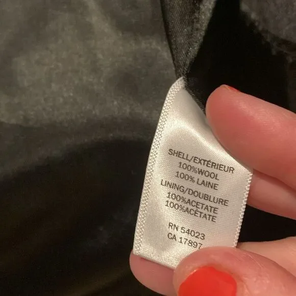 Banana Republic dark Gray Wool Classic Two Button Suit Set 42L 32x34